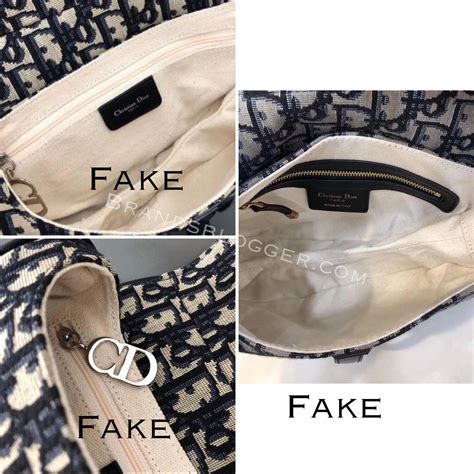 how to spot fake dior bag|authentic dior saddle bag.